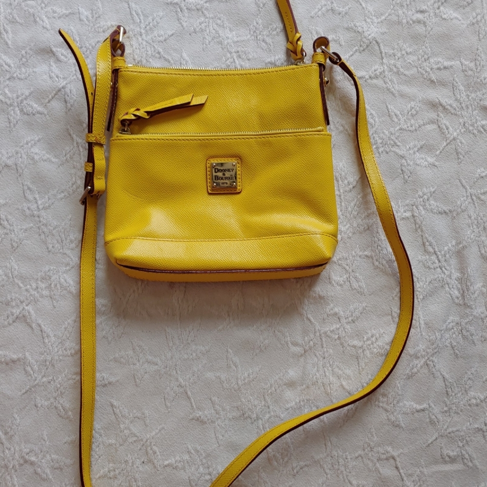 Dooney & Bourke Letter Carrier Crossbody Yellow